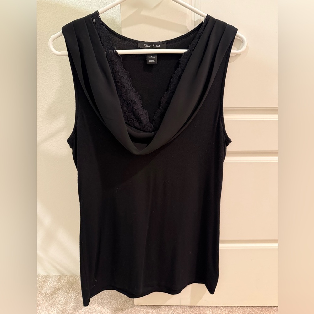 WHBM Draped Blouse, Size S
